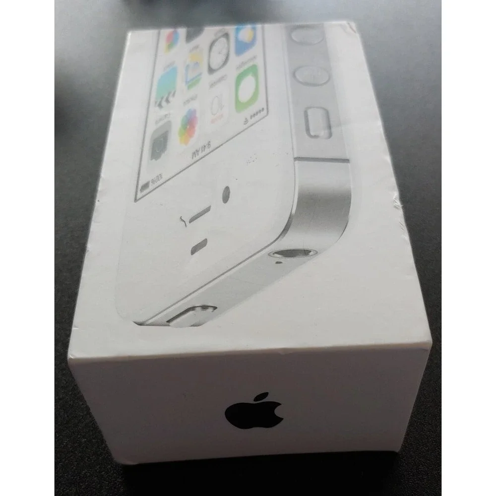 iPhone Apple 4S Box Only 8GB White w/ Manual 4 s MF260LL/A 2012 cell phone